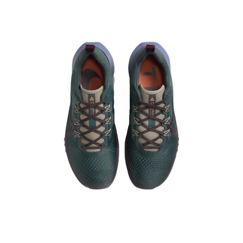 Nike React Pegasus Trail 4 Deep Jungle Night Maroon Blue-3