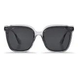 Transparent Gray Frame with Gray Lens