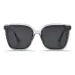 Transparent Gray Frame with Gray Lens