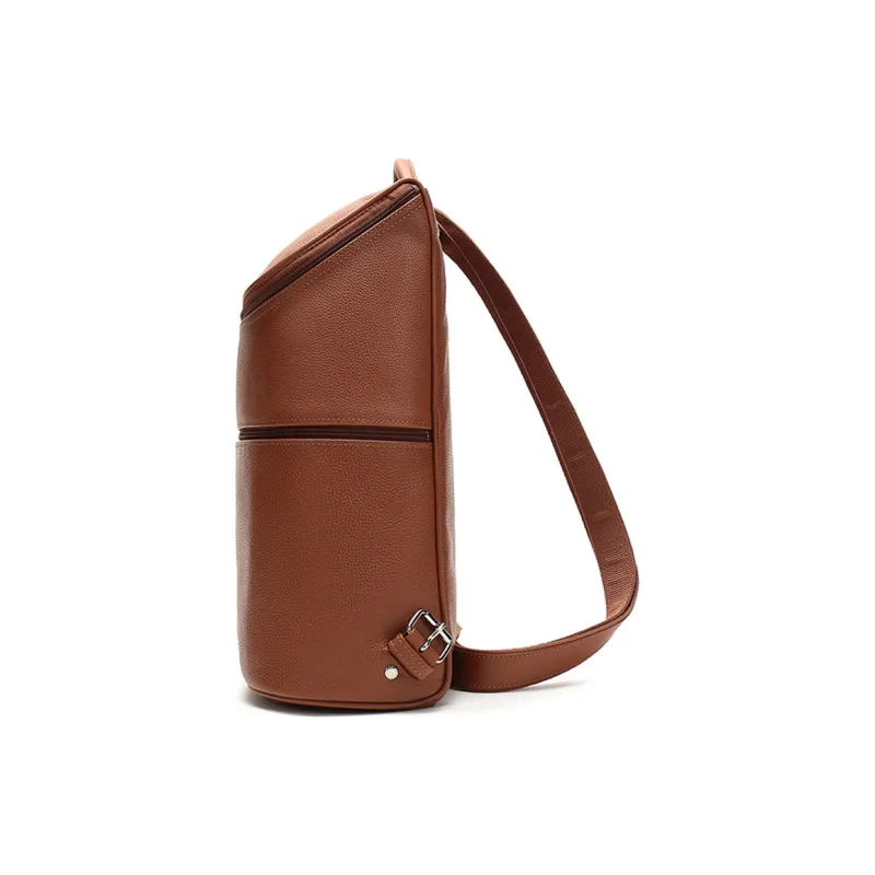 LONGCHAMP Le Pliage Cow Leather Backpack Men's Caramel-4