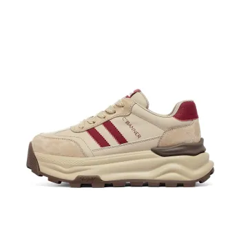 C°BANNER Low Top Chunky Sneakers Women's Red Brown
