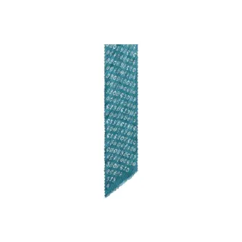 GIORGIO ARMANI Silk Scarves Men Turquoise
