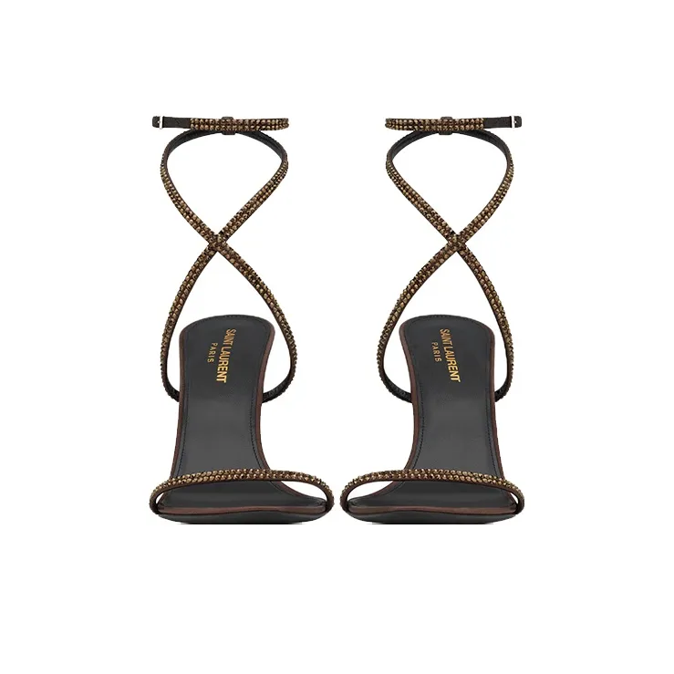 SAINT LAURENT Ava Open Toe Sandals Women's-3