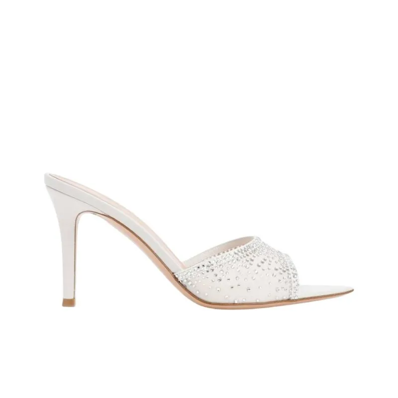 GIANVITO ROSSI Rania 85mm Leather Sandals-1