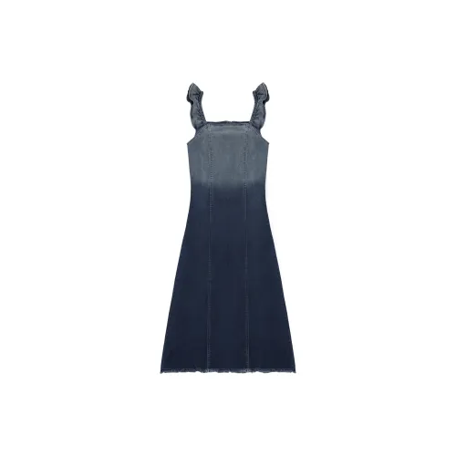 COVER TIME Slip Dresses Women's Blue