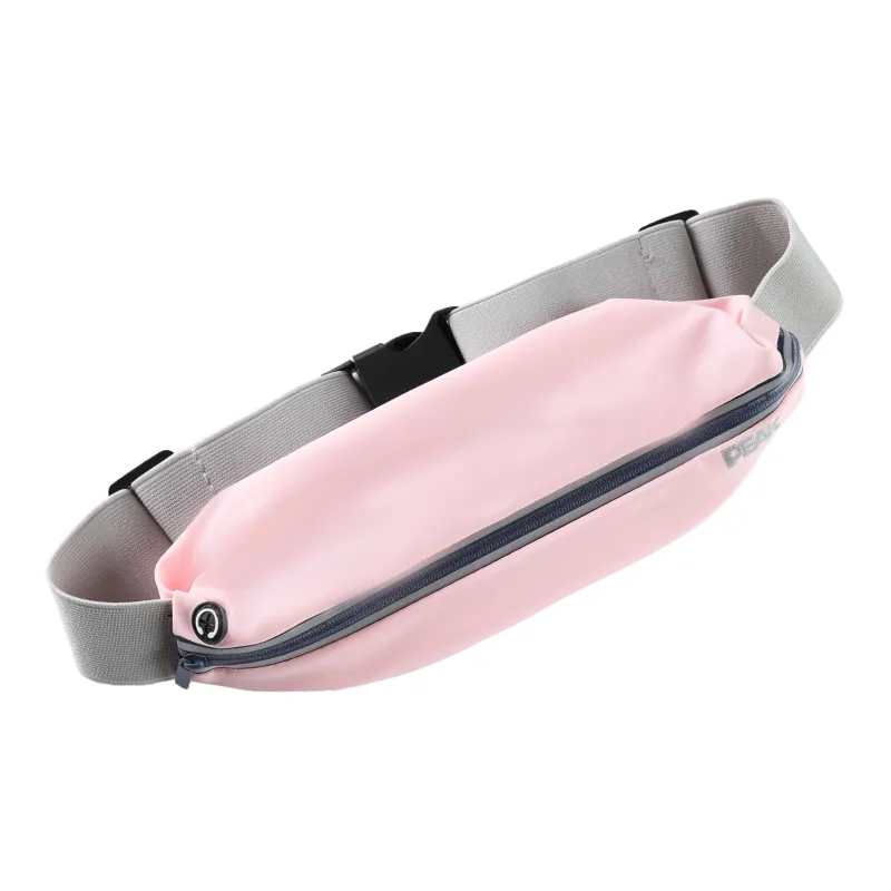 PEAK Polyamide Fanny Pack Regular Unisex Black Gray Pink-3