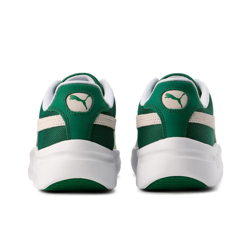 PUMA California Lwt Anti Slip Wear Resistant Low Top Skateboard Shoes Men's Green White-3