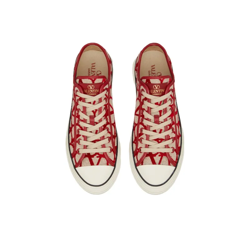 Valentino Garavani Toile Iconographe Low-top Sneakers-3