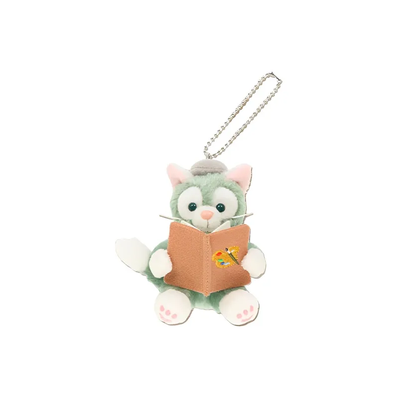 Disney Autumn 2023 Collection Gelatoni Duffy And Friends Fall Story Book Dolls Plush Pendant 9cm High-0