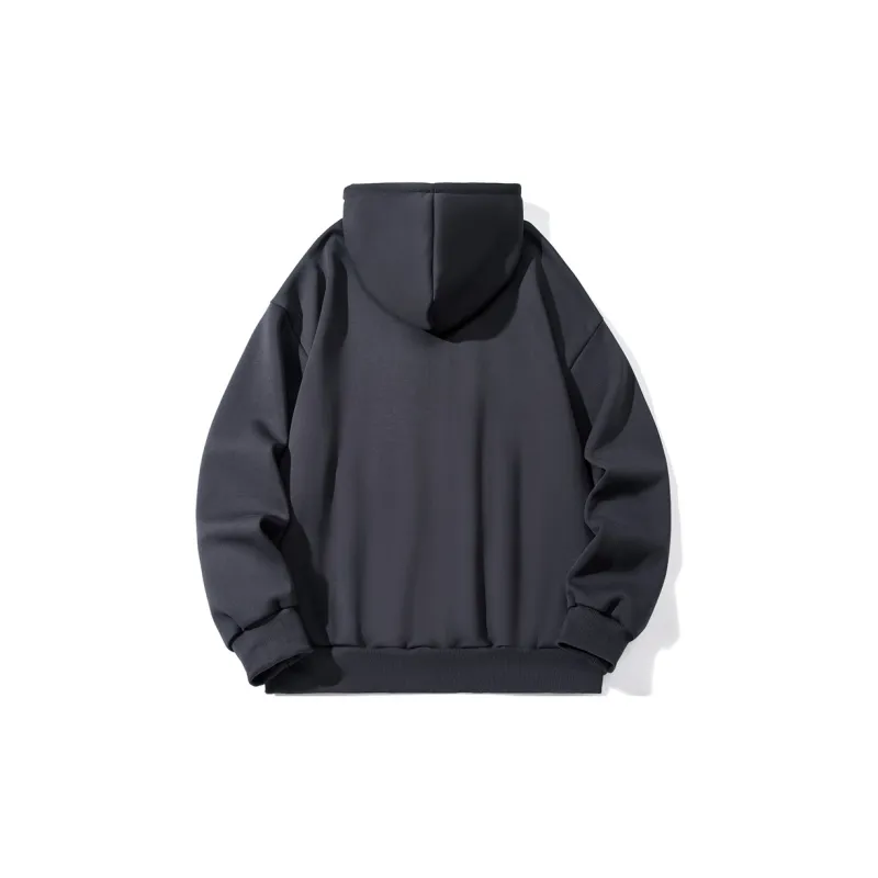 RAINCOME Hooded Loose Fit Cardigan Sweatshirt Spring And Autumn Unisex-8