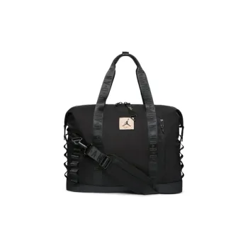 Jordan Nylon Fabric With Nylon Fabric Luggage Bag, Shoulder Bag, Tote Bag, Shopping Bag, Travel Bag Unisex Black