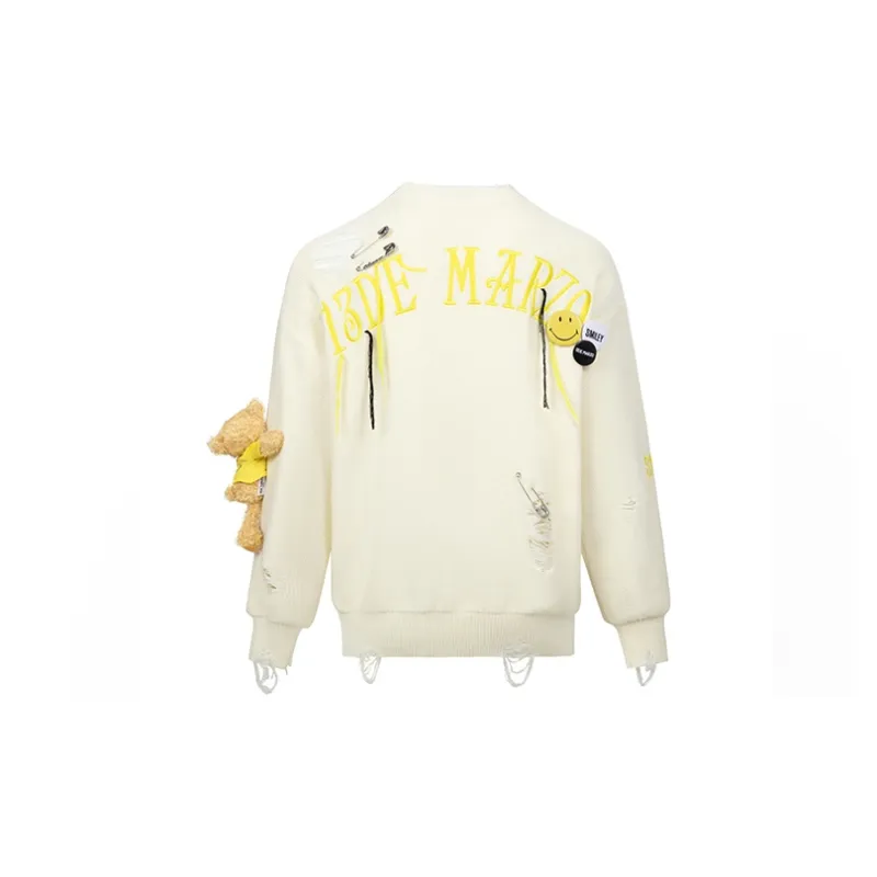 Smiley X 13 DEMARZO SMILEY Sweaters Unisex-1