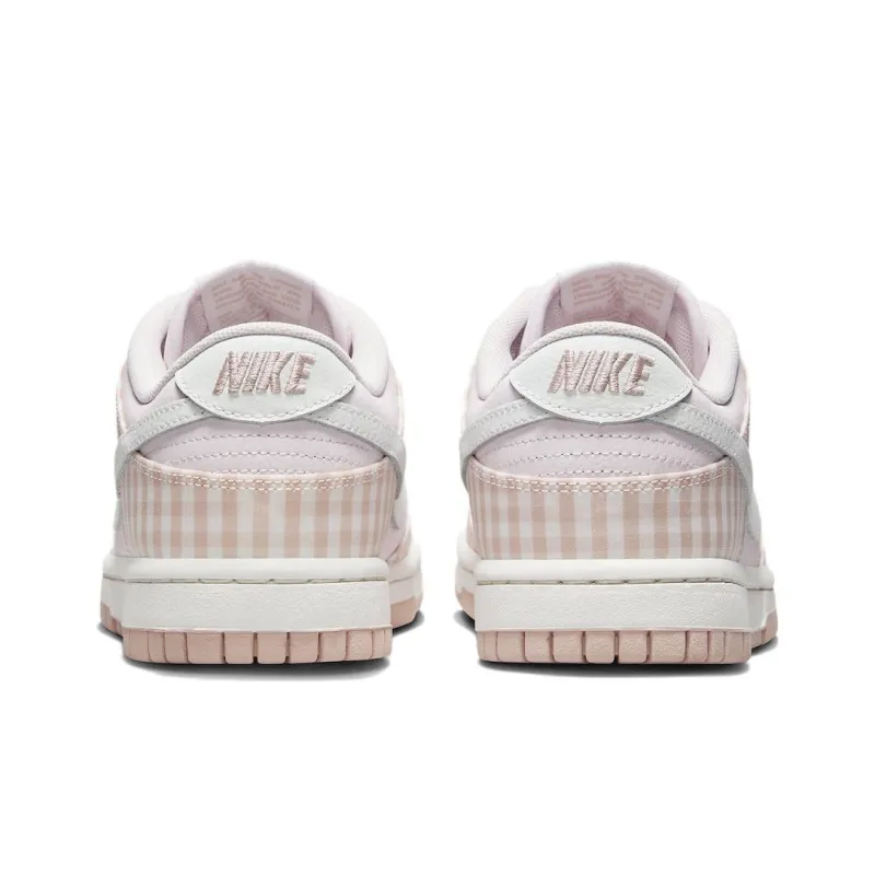 Nike Dunk Low Pearl Pink Gingham Women's-4