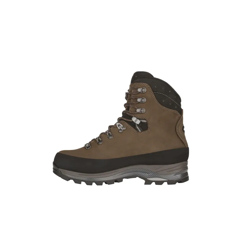 Lowa Cushioning Wear Resistant Mid Top Outdoor Shoes Men's Brown-0