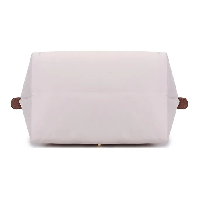 LONGCHAMP Le Pliage Canvas With Leather Dumpling Bag Handbag Trumpets Women's Paper Color-4
