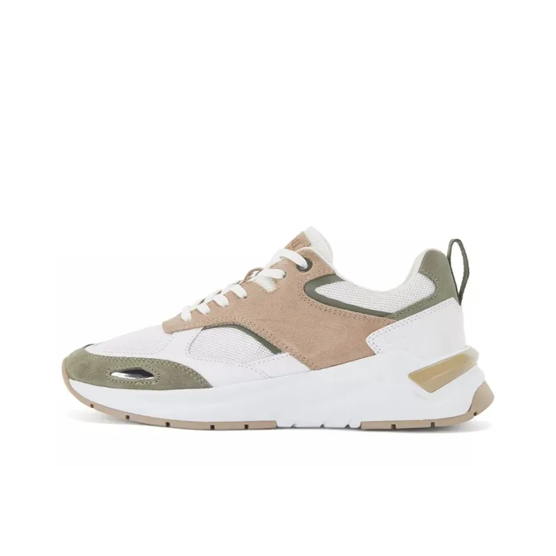 HUGO BOSS Wear-Resistant Coverage Low-Top Casual Shoes Women's Light Brown-0