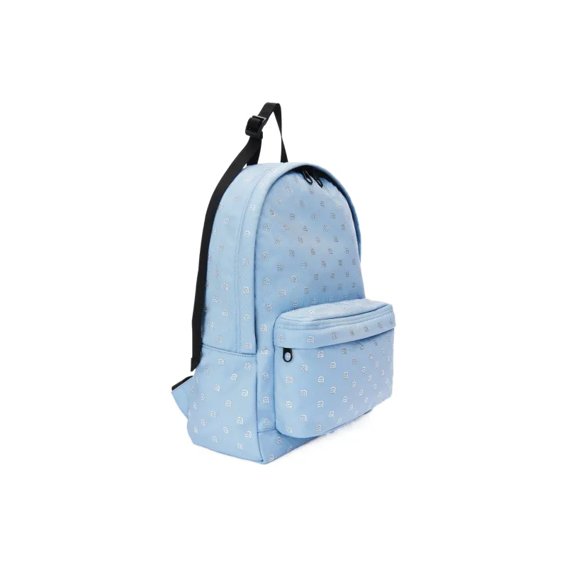Alexander Wang Crystal Nylon Backpack Regular Unisex Blue-1