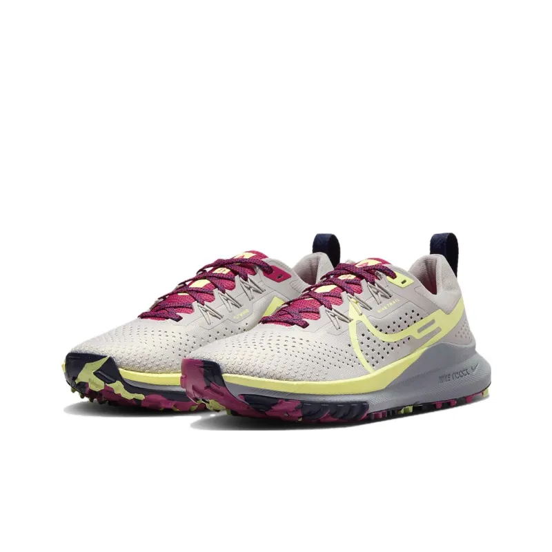 Nike React Pegasus Trail 4 Platinum Violet Purple Ink Fierce Pink Luminous Green Women's-2