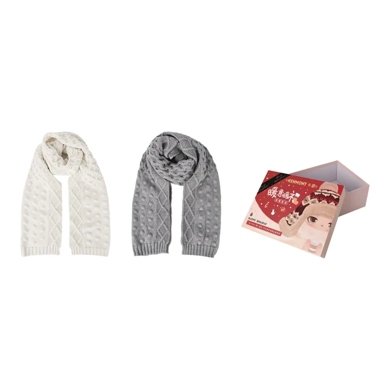KENMONT Knit Scarves Unisex-12
