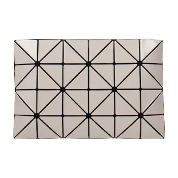ISSEY MIYAKE Lucent One Tone PVC Clutch Women's Light Umber