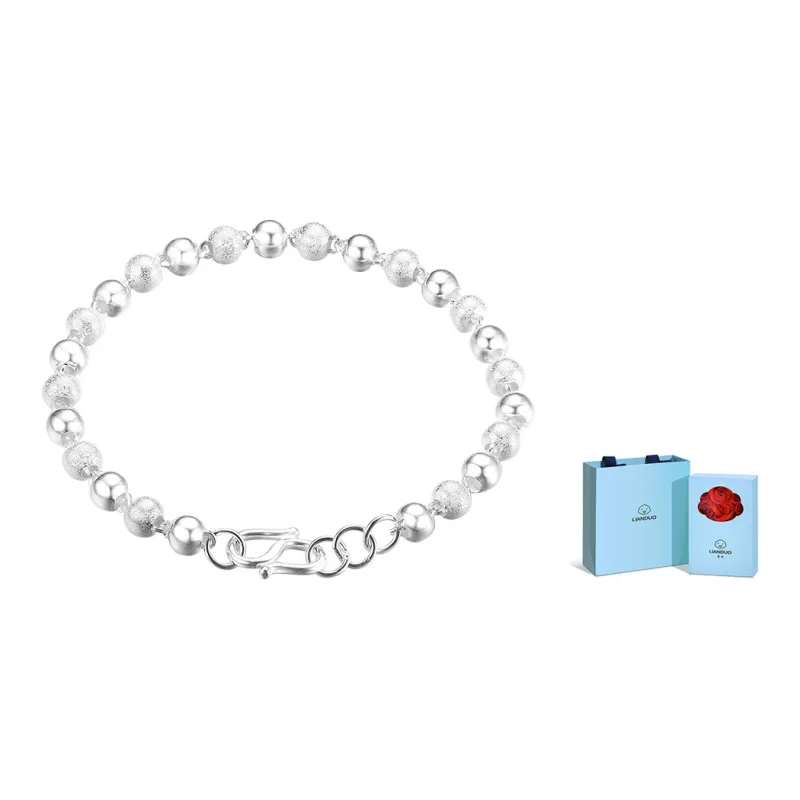 LIANDUO S990 Sterling Silver Bracelets Women's-0