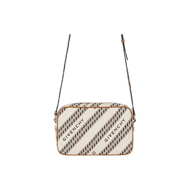 Givenchy BOND Artificial Leather One Shoulder Handbag, Crossbody Bag Women's Brown-2