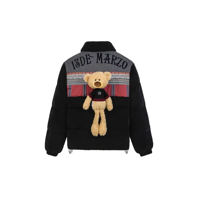 13 DEMARZO Down Jackets Unisex Black-1