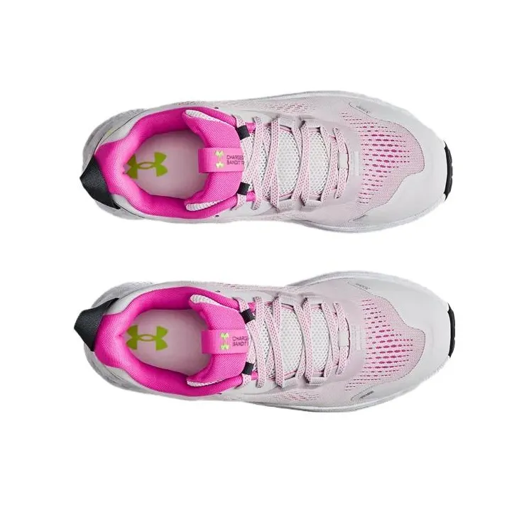 Under Armour Charged Bandit Trail 2 Running Shoes 'Grey Rebel Pink' Women's-3