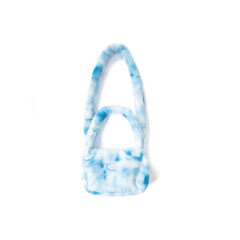 ORIGINAL X YOUTH Rabbit Fur Shoulder Bag Regular Women's Black White-9