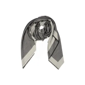 Givenchy Silk Scarves Women's Gray