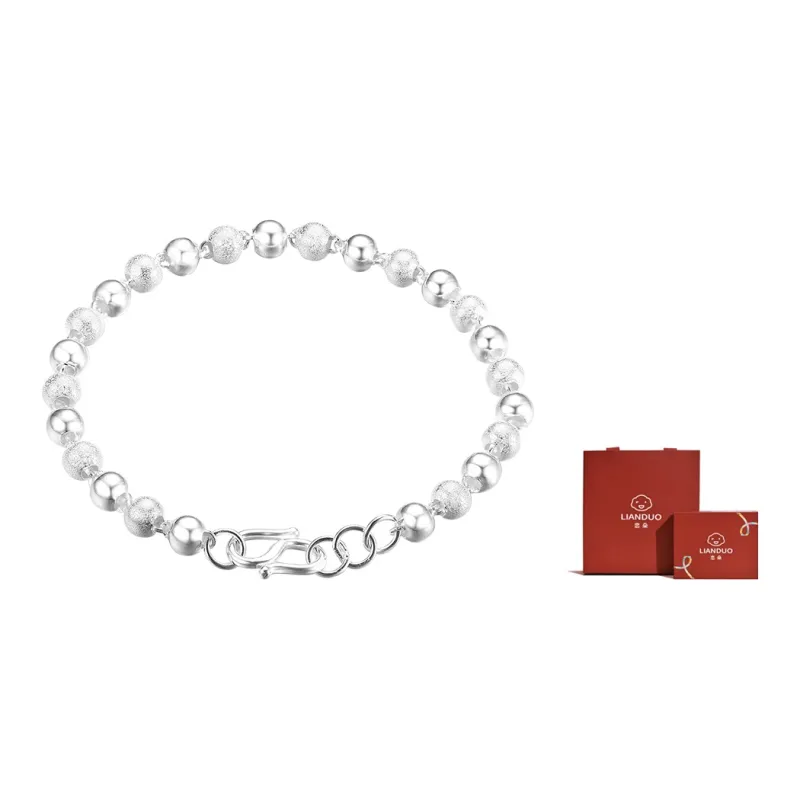 LIANDUO S990 Sterling Silver Bracelets Women's-2