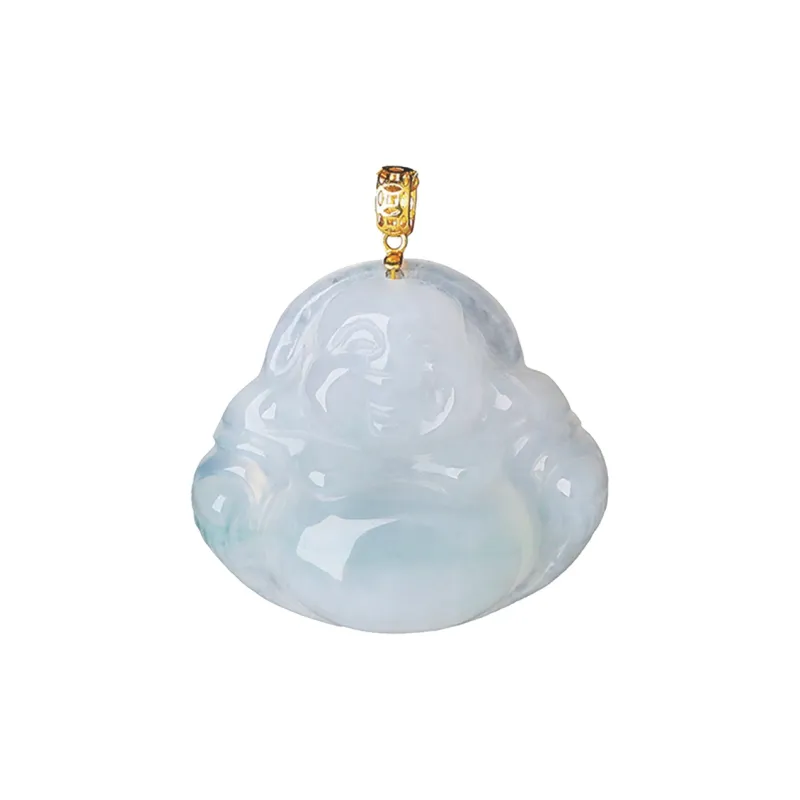 Linguanying Bean Type Jadeite Pendants Unisex-0