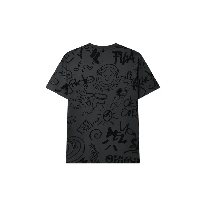 FILA SS23 T Shirt Men's All Over Print-1