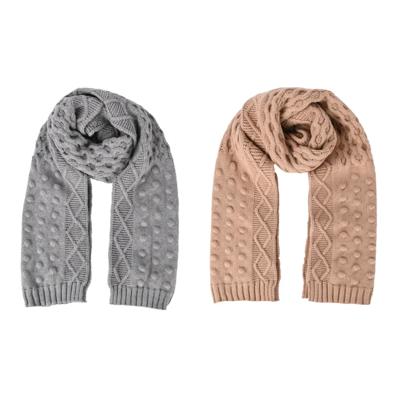 KENMONT Knit Scarves Unisex-11