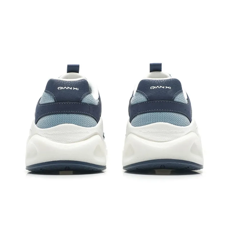 Anta Life Collection Anti Slip And Wear Resistant Rebound Low Top Sports Casual Shoes Men's Gray Blue-4