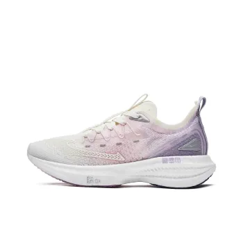 Erke Absolute Dust 1.0 Cushioned Slip Resistant Abrasion Resistant Low Top Casual Running Shoes Women's Pink Purple