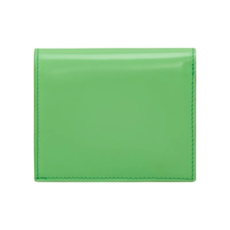 FERRAGAMO Cow Leather Wallet Trumpets Women's Green-2