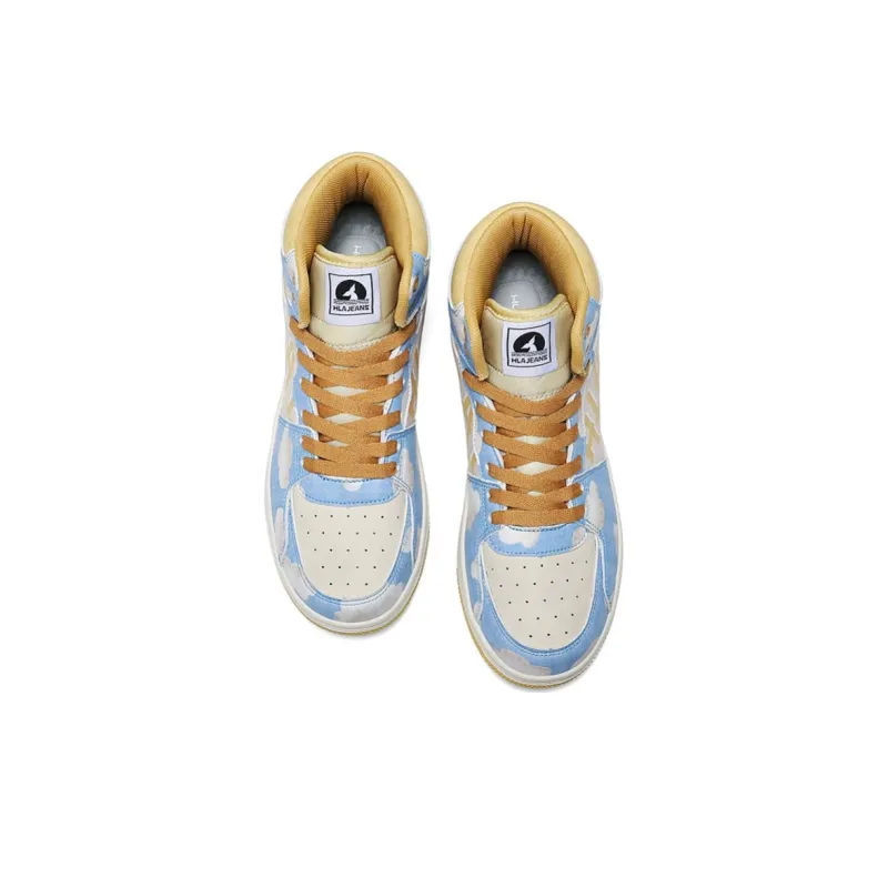 HLA JEANS High-Top Skateboard Shoes Unisex-3
