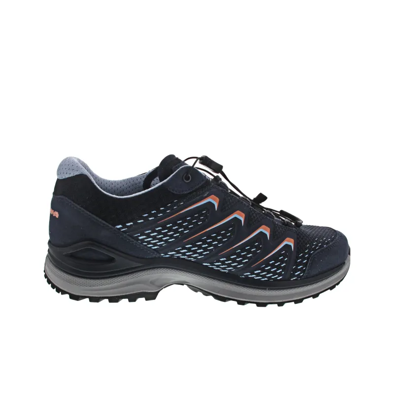 Lowa Maddo Maddox Gtx Lo Ws Abrasion Resistant Low Top Outdoor Shoes Women's Navy Blue-1