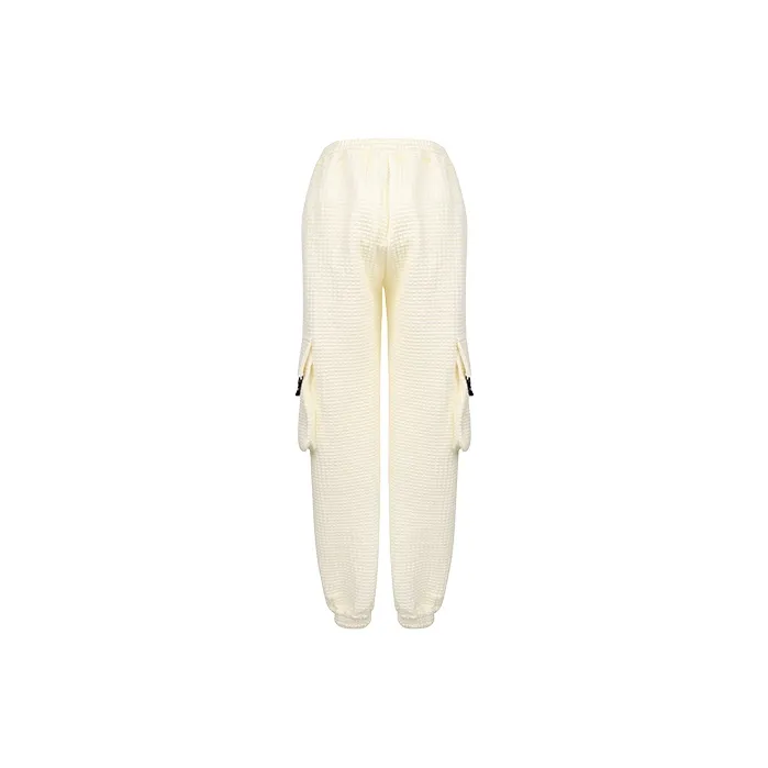 ONOFFON Jogger Casual Pants Unisex Milk White-1