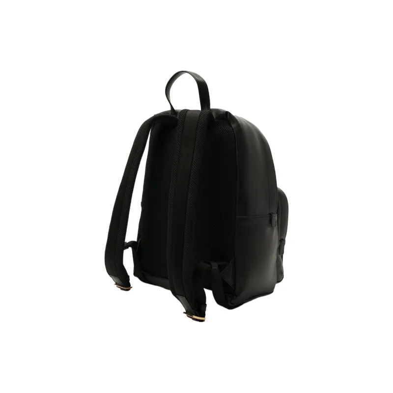 VERSACE VERSACE Leather Backpack Men's Black-2