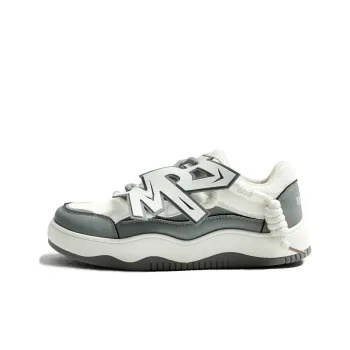 Meiretu Low Top Skateboard Shoes Men's Light Gray