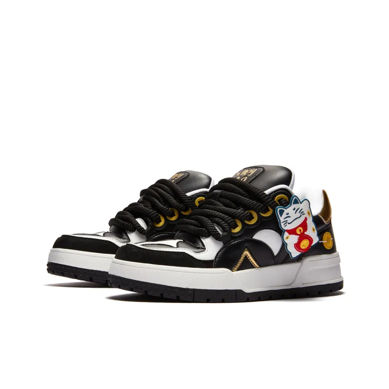 MONEY HOME Wear-Resistant Breathable Slip-Resistant Low-Top Skateboard Shoes Unisex-8