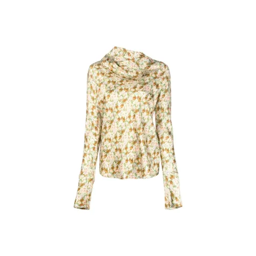 Golden Goose Abstract-print Long-sleeved Blouse