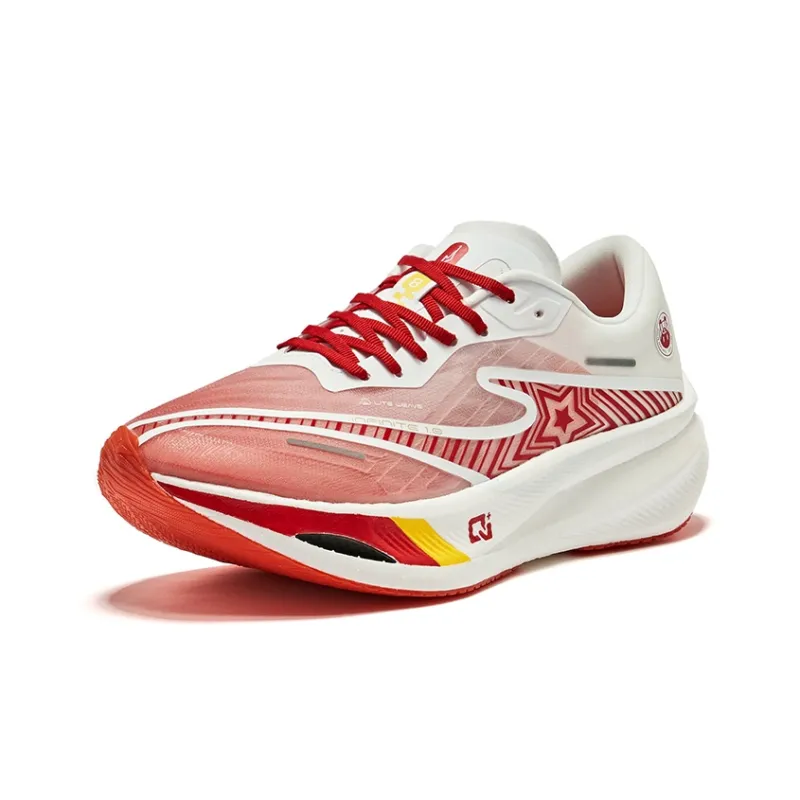 NATULIANMINGLIHE x Erke Zhijing 1.0 Cushioning Wear Resistant Low Top Running Shoes Men's China Star Color Scheme-3