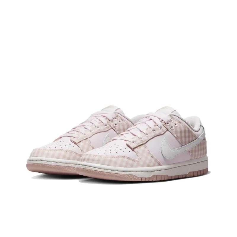 Nike Dunk Low Pearl Pink Gingham Women's-2