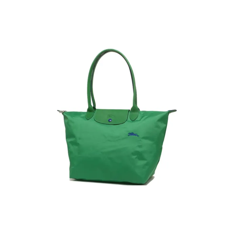 LONGCHAMP Fabric Shopping Bag, Dumpling Bag, Shoulder Bag Women's Cactus Green-3