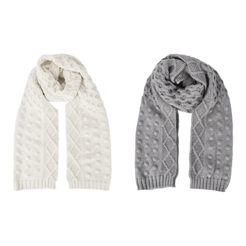 KENMONT Knit Scarves Unisex-9