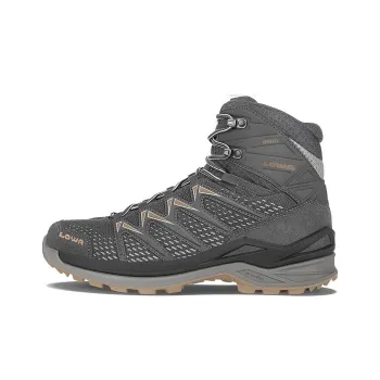 Lowa INNOX PRO Gt Abrasion Resistant High Top Outdoor Shoes Men's Yellow Gray