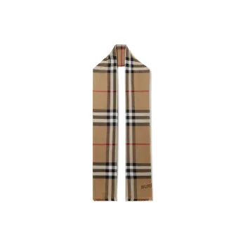 Burberry Check print Wool silk Scarf